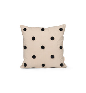 Coussin avec pompons noirs Ferm Living - Sozon