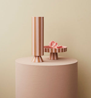 Vase TOPPU en grès caramel - Sozon