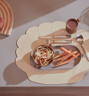 Petit plateau silicone INKA gris - Sozon