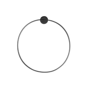 Patère ronde en métal noir - Sozon