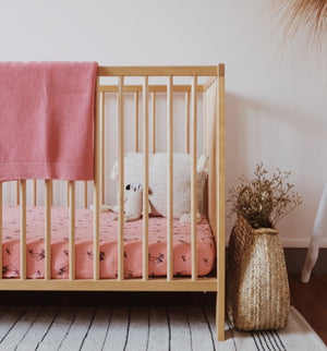 Drap housse OLIVIA taille S - rose foncé Faon