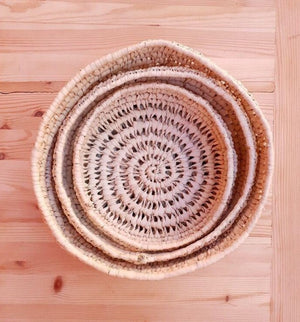 Corbeille en feuilles de palmier Large - Sozon