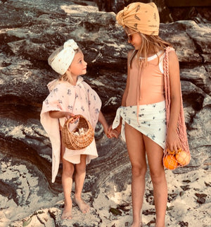 Grand lange BIANCA taille L - écru Faon