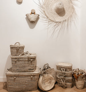 Valisette en feuilles de palmier - Sozon