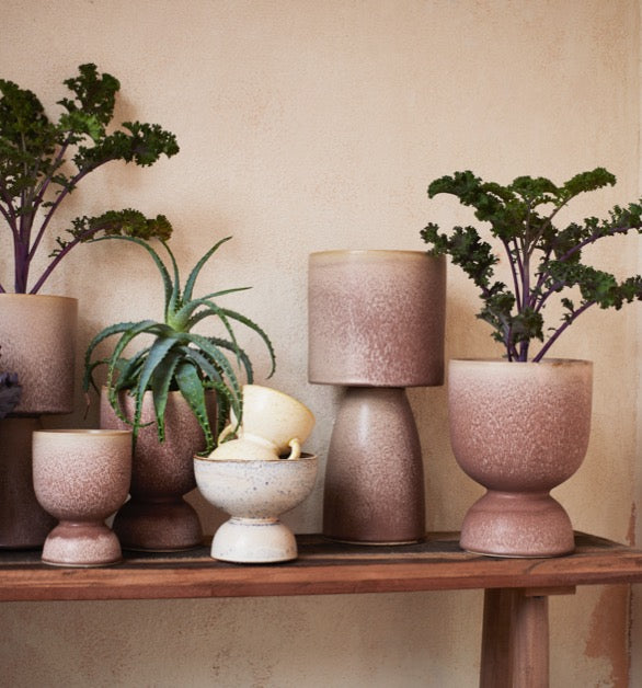 Pot en grès rose - Sozon