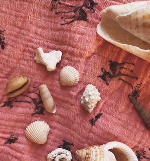 Drap housse OLIVIA taille S - rose foncé Faon