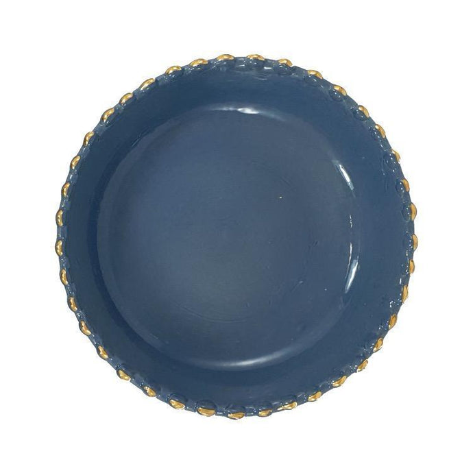 Saladier céramique TAZZA bleu - artisanat marocain
