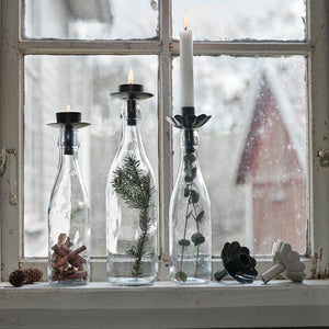 Bougeoir fleur - 2 coloris