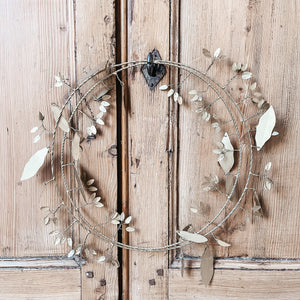 Couronne de feuilles en laiton