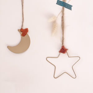 Suspension LUNE avec pompon - Sozon