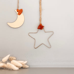 Suspension LUNE avec pompon - Sozon