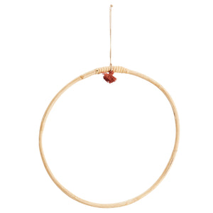 Cercle en bambou avec pompon